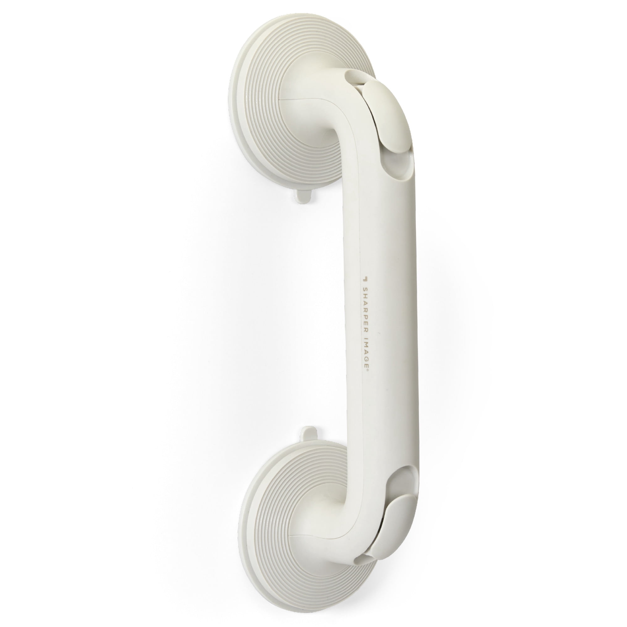 Sharper Image Deluxe Grip Bar, 13.6 in Suction Cup Bath Grab Bar with Secure Lock, Toolless Installation