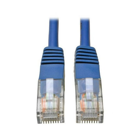UPC: 0037332204288 | Tripp Lite N002-075-BL Cat5 Cat5e Molded RJ45 M & M Patch Cable 350Mhz UTP Blue – 75 ft.