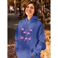 thumbnail image 2 of Flamingos Hoodie Women -SPIdeals Designs, Female x-Large, 2 of 4