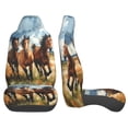 thumbnail image 4 of KAKALAD Wild Free Running Brown Horses 03 Car Accessories Seat Covers Set Vehicle Seat Covers Universal Front Seats Protector 2 Pcs, 4 of 9