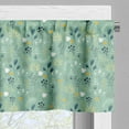 thumbnail image 5 of Ambesonne Floral Valance & Curtain, Spring Tulip Petals, 55"x45", Turquoise Teal Marigold, 5 of 6
