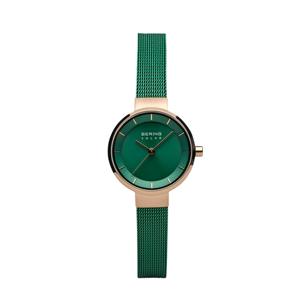 BERING BERING Women's Solar Powered Charity Rose Gold Stainless Steel