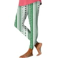 thumbnail image 5 of QATAINLAV Women's St Patricks Day Running Leggings Trendy Shamrock Clover Print Soft Stretchy Yoga Pants Casual High Waisted Tummy Control Tights Green M, 5 of 6