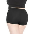 thumbnail image 3 of Stretch Is Comfort Women's Nylon/Spandex Booty Shorts | Small- 3x, 3 of 7