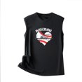 thumbnail image 4 of EQWLJWE Femmes Sans Manches Tops Summer Réservoir Tops for Women Femmes Haut Sans Manches V-Cou Pull Veste d'Impression, 4 of 5