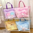 thumbnail image 2 of Bolsa de almacenamiento de dibujos animados Kawaii Sanrios Anime My Melody Cinnamoroll, bolso de viaje de PU, Lindo bolso de hombro de gran capacidad, regaloPCG Fivean unisex, 2 of 2