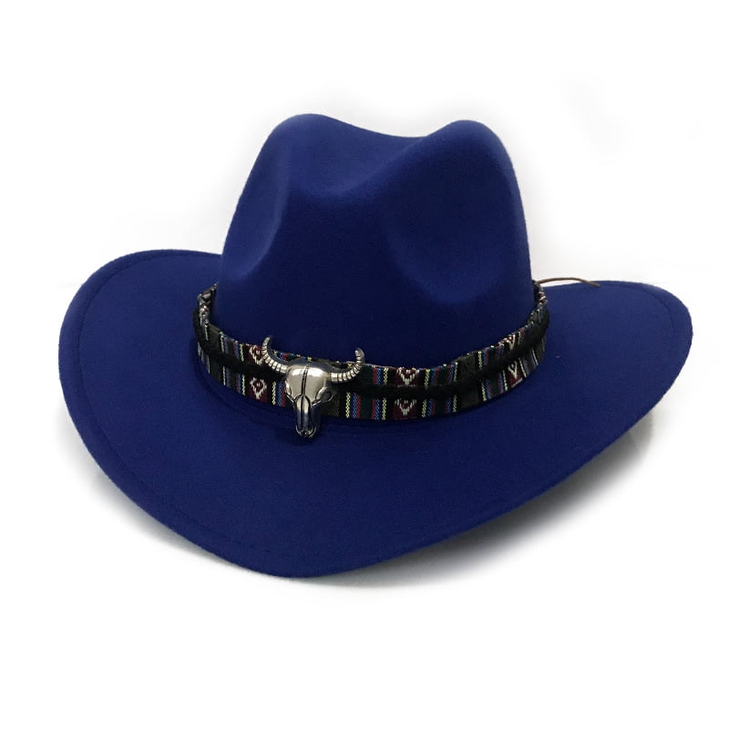Brim Felt Cowgirl Sombrero Caps 