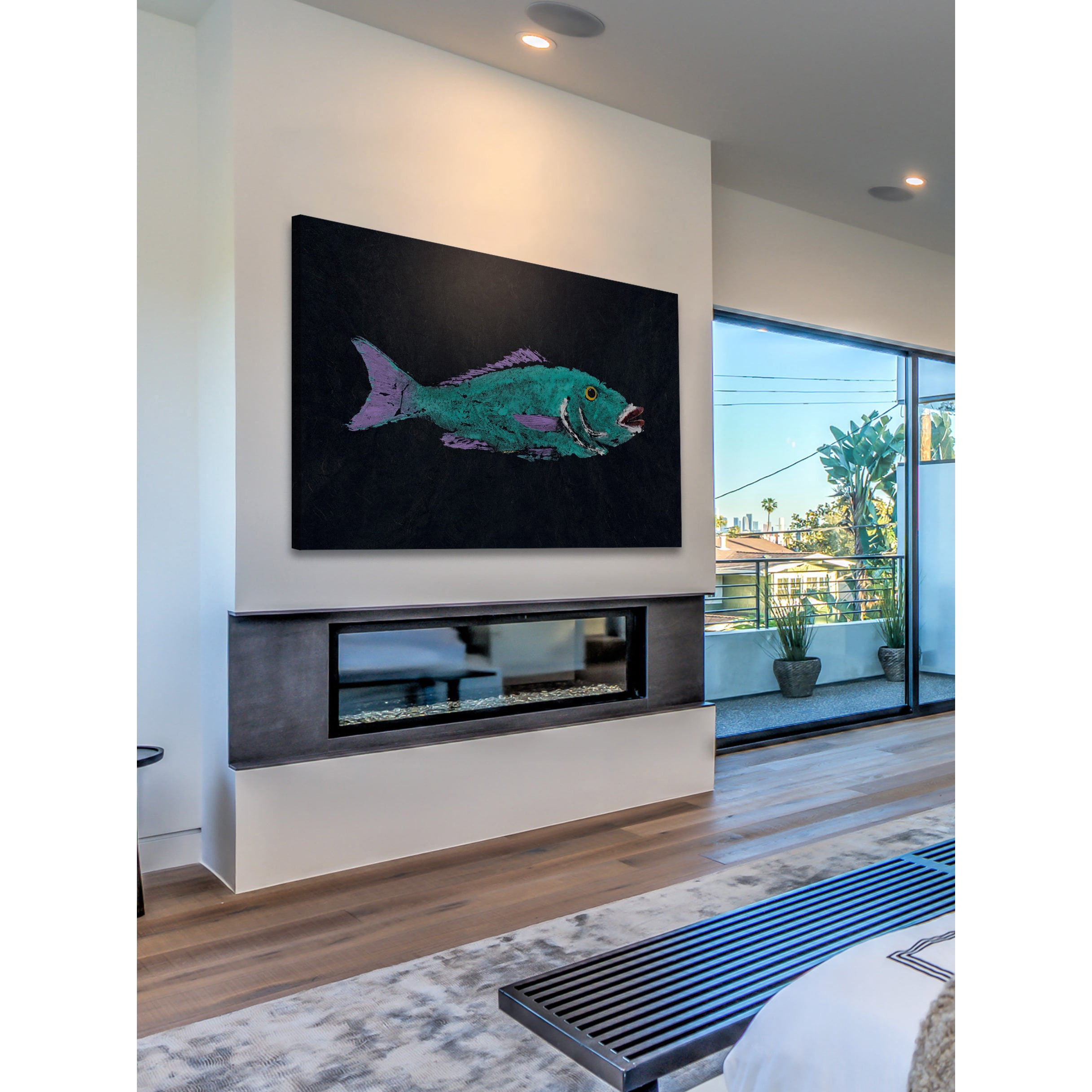 Marmont Hill "Hog Lipped Snapper" by Warren Sellers Painting Print on Wrapped Canvas