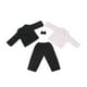 thumbnail image 2 of Juguetes de piscina, juguetes para bebés, juguetes para niños pequeños, traje de invierno para muñeca de hombre con cuello alto, conjunto de tres piezas con corte tridimensional ajustado, accesorios p, 2 of 6