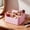 Pink PK, variant on WWV Desktop Storage Box Cosmetic Storage Basket Wood Compartments for Media Devices Remote Control Organizer Storage Basket for Living Room Coffee Table Shelves Bedside Nightstands Black