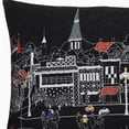 thumbnail image 3 of 24" Black Annapolis Nighttime Skyline Lumbar Decorative Pillow, 3 of 3
