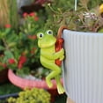 thumbnail image 5 of Set of 2 Funny Frog Statues Outdoor Flower Pot Hugger, Resin Hanging Frog Figurines Cute Climbing Animals Sculpture Plant Pot Decorations for Home Garden Patio Lawn Yard Ornaments (Holding Umbrella), 5 of 7