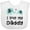 AA-White, variant on Inktastic I Love My Daddy Boys or Girls Baby Bib