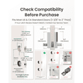 thumbnail image 4 of DESLOC B200L Fingerprint Smart Lock with Handle, Keyless Entry Door Locks, App Control, Touchscreen Keypad, 100 PIN Codes, Auto-Lock, 12-Month Battery, Emergency Power Port, IP54 Silver, 4 of 12