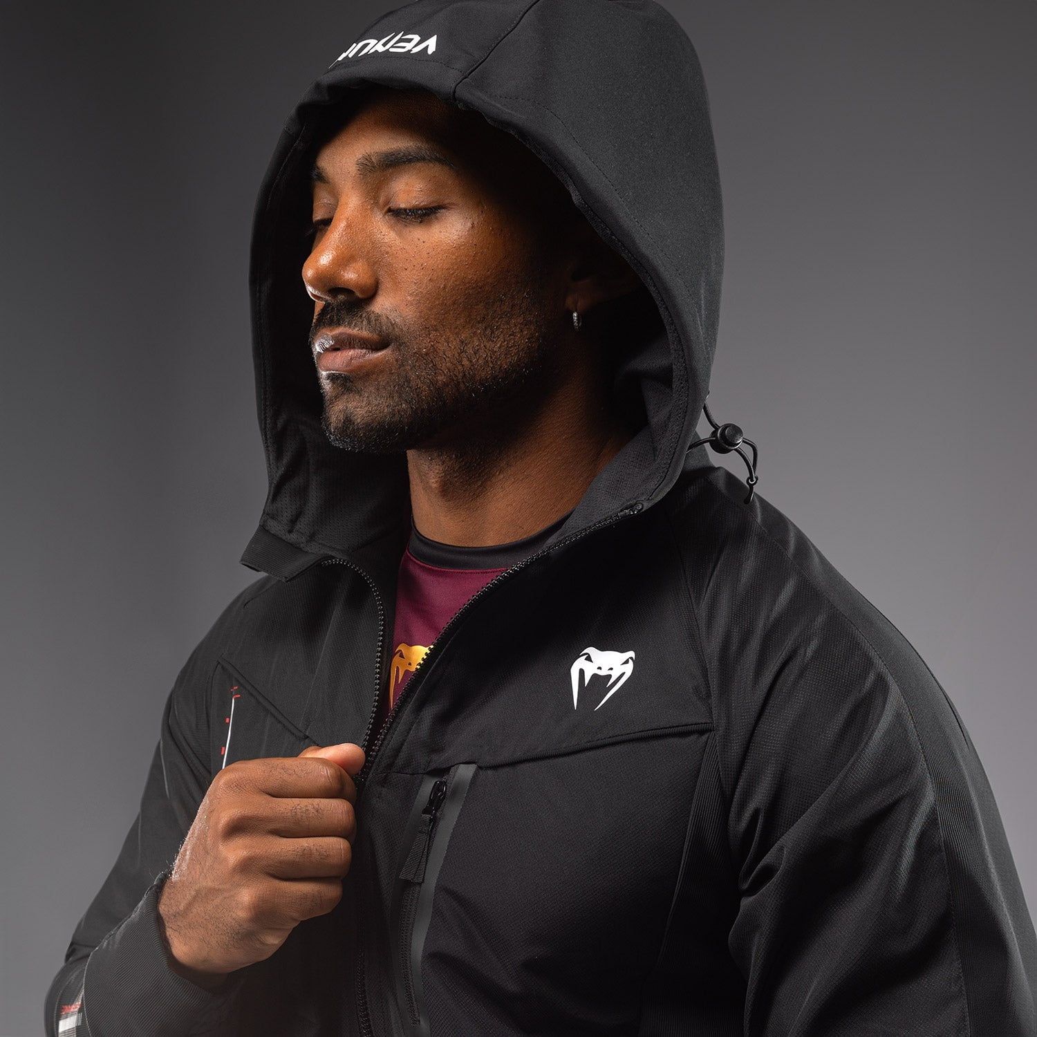 Venum Tactical XT Track Jackets - Black/Fire Red - XX-Large