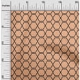 thumbnail image 2 of oneOone Cotton Silk Rose Brown Fabric Geometric Shape Dress Material Fabric Print Fabric By The Yard 42 Inch Wide, 2 of 4