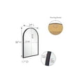thumbnail image 2 of Design House Maeve Arch Wall Accent Mirror with Black Frame,  36" x 24", 2 of 18