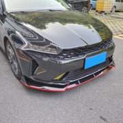 Front Bumper Lip Splitter Spoiler for 2021-2025 Kia K5 EX LX GT Gloss Black