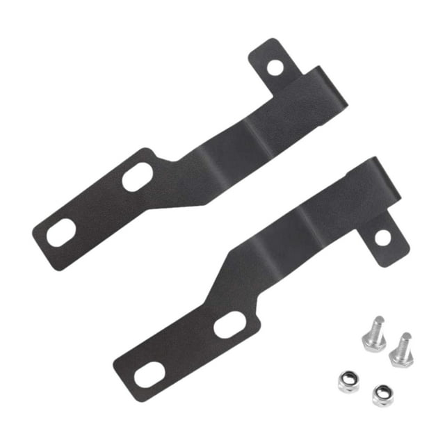 2 piezas de soportes de montaje de luz de zanja LED, soportes de vainas de luces LED, soportes automáticos con tornillos resistentes para accesorios