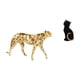 thumbnail image 1 of Figura de guepardo,Figura de guepardo dorado,adorno de escritorio moderno,Figura de escritorio,Estatua de gato,linda estantería,escritorio,decoración del hogar,Figura decorativa creativa para, 1 of 8