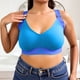 thumbnail image 2 of Sujetador sin Espalda para Pechos Grandes Color Sólido sin Costuras Hermosa Espalda de las Mujeres Lencería Diaria, Empalme de Malla Sujetador Diario, 2 of 6