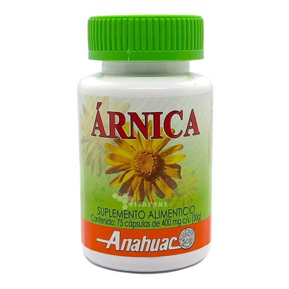 Árnica en cápsulas 75 cáps Anáhuac Anahuac ANAARNICA
