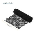 thumbnail image 2 of Unique Bargains Lace Ribbon 5 Yards 7 Inch Lace Flower Trim for Craft Headbands Wedding Black, 2 of 5