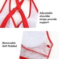 thumbnail image 5 of SEAFORM Womens Two Piece Swimsuits Wrap Front Bikini High Waisted Bottom Tummy Control Bathing Suits Vintage Print Swimwear, 5 of 14