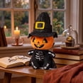 thumbnail image 2 of syligr 11Inch Halloween Pumpkin Plush Toy, Soft Cute Stuffed Animal Doll for Home Shelf Sofa Decoration,Spooky Party Decor, Birthday Gift, 11Inch, 2 of 7