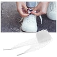 thumbnail image 4 of MLINS  2 Pcs Lace Ribbons for Crafts Shoe Laces Sneakers Girl White, 4 of 8