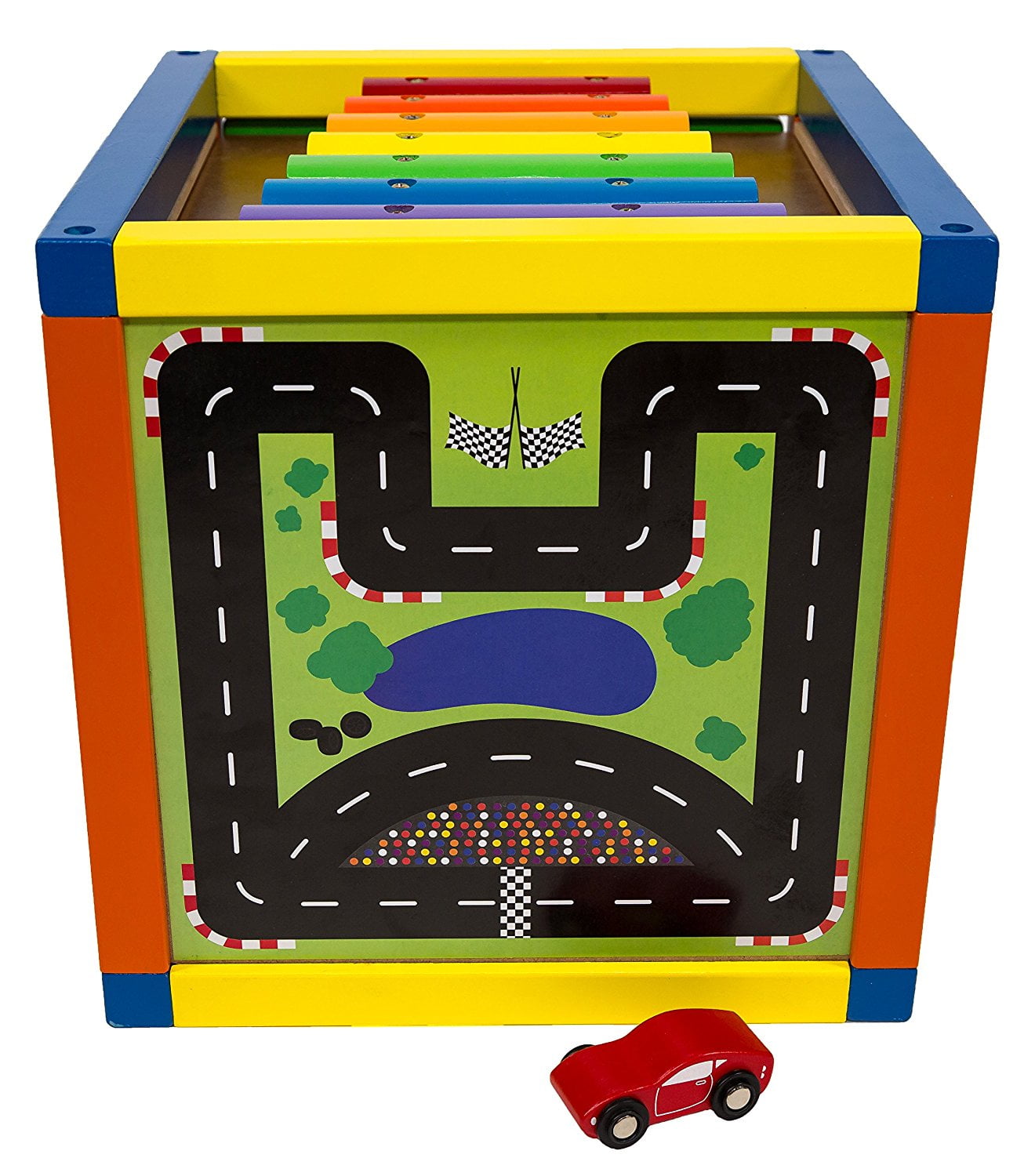 6 in 1 play cube activity center