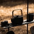 thumbnail image 2 of Camping Kettle 1.1 L Capacity, Outdoor Hiking Kettle, Compact Lightweight, Fast Heating Teakettle Black, 2 of 4