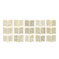 thumbnail image 4 of 30 pegatinas de papel vintage decorativas retro para diario antiguo, pegatinas de escritura, suministros para álbumes de recortes, planificador, cuaderno, manualidades, libro de lectura, 4 of 10