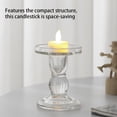 thumbnail image 3 of Candelabro de cristal Wosthever Decoración de escritorio Vintage portavelas L, 3 of 6