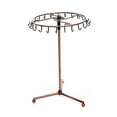 thumbnail image 1 of 360 Degree Rotating Jewelry Stand 1Set With 23 Hooks For Bracelet And Necklace Organization And Display Coffee Color Design, 1 of 4
