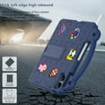 thumbnail image 4 of Case for Walmart Onn 12.1" Pro Tablet 2024 (100146663), Cartoon Shockproof Drop-proof Rugged Lightweight Constrictible Stand Kinds Friendly Cover Case With Convenient Carrying Handle,Navyblue, 4 of 8