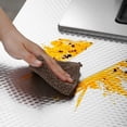 thumbnail image 4 of [CLEARANCE PRICE]Thicken Cabinet Aluminum Drawer Sticker Kitchen Aluminum Foil Wallpaper，Kitchen Wallpaper, Waterproof Thickened Wallpaper，40CM*2M，Square And Orange Peel Shape, 4 of 6