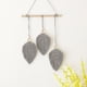 thumbnail image 1 of Tapiz tejido a mano de estilo bohemio para colgar en la pared, para regalos, dormitorio, sala de estar, dormitorio, decoración del hogar, decoración de boda, 40 x 88 cm (gris), 1 of 4