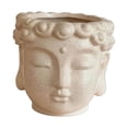 thumbnail image 4 of Maceta con forma de cabeza de Buda, adorno de vinilo, estatua decorativa para plantas de interior, contenedor para plantas, ideal como centro de mesa Beige, 4 of 8