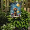 thumbnail image 2 of Carolines Treasures DAC7988GF 15.5 x 11.25 in. Chocolate Toy Poodle Happy Birthday Garden Flag, 2 of 5