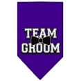 thumbnail image 6 of Team Groom Screen Print Bandana Purple Small, 6 of 10