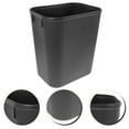 thumbnail image 2 of OUNONA Grey Plastic Trash Can for Home Use with 14L Capacity and Smooth Sides, 2 of 7