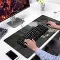 thumbnail image 5 of Wukong Gaming Mouse Pad Non Skid Wukong Rubber Mousepad for Table Desk Goku and the Big Black Bear Fight Desk Mouse Pad for Computer Desk Laptop Decoration (31.5x15.7in), 5 of 7
