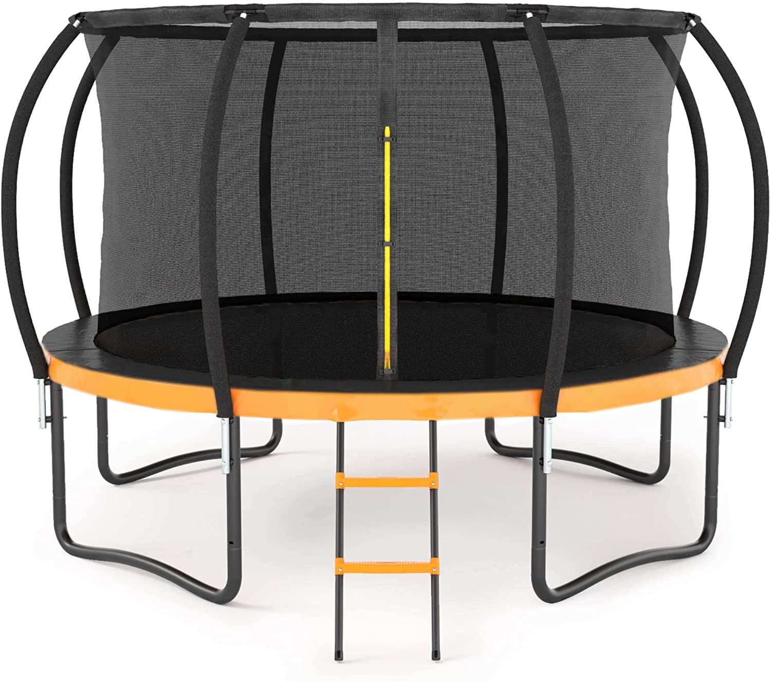 Kumix Trampoline 12FT 14FT, Trampoline with Enclosure, Ladder