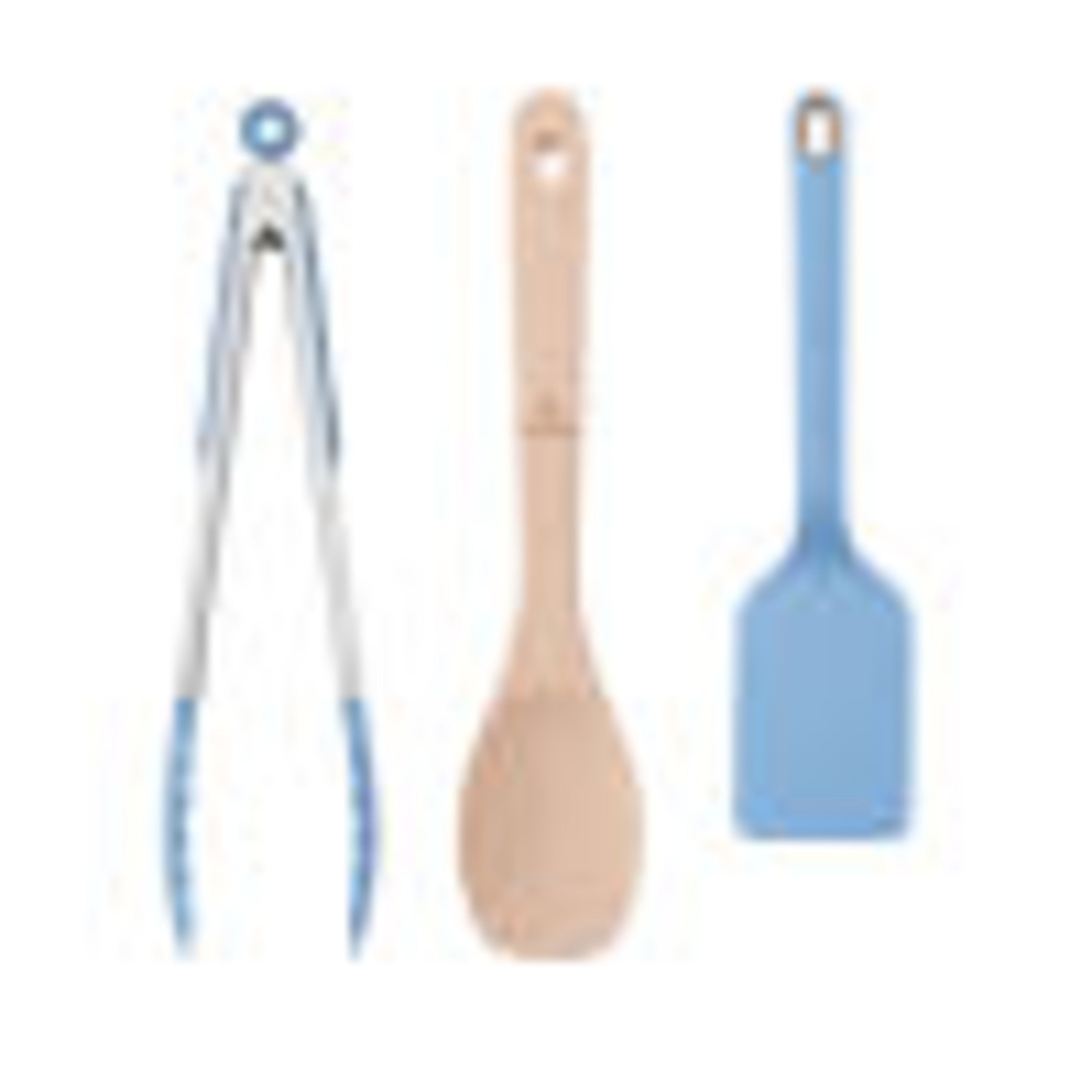 Beautiful 3-piece Essential Cooking Tool Set in Blue Icing by Drew Barrymore