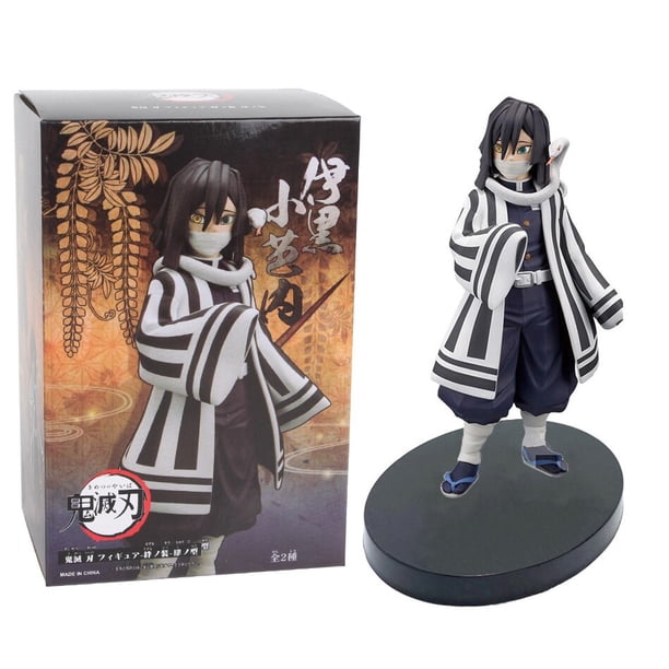 Figuras de acción de Demon Slayer, muñecos de juguete de Kamado, Tanjirou, Hinokami, Kagura, Kanroji, Mitsuri, Kimetsu no Yaiba, 17cm Gong Bohan LED