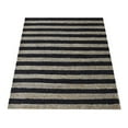 thumbnail image 3 of Hand Knotted Sumak Jute Eco-Friendly Area Rugs - 5'X8', Rectangle Shape, Beige Black Color, Contemporary Pattern, High Pile, Natural Fiber, Outdoor Indoor Handmade Area Rugs For Living Room (J00083), 3 of 5