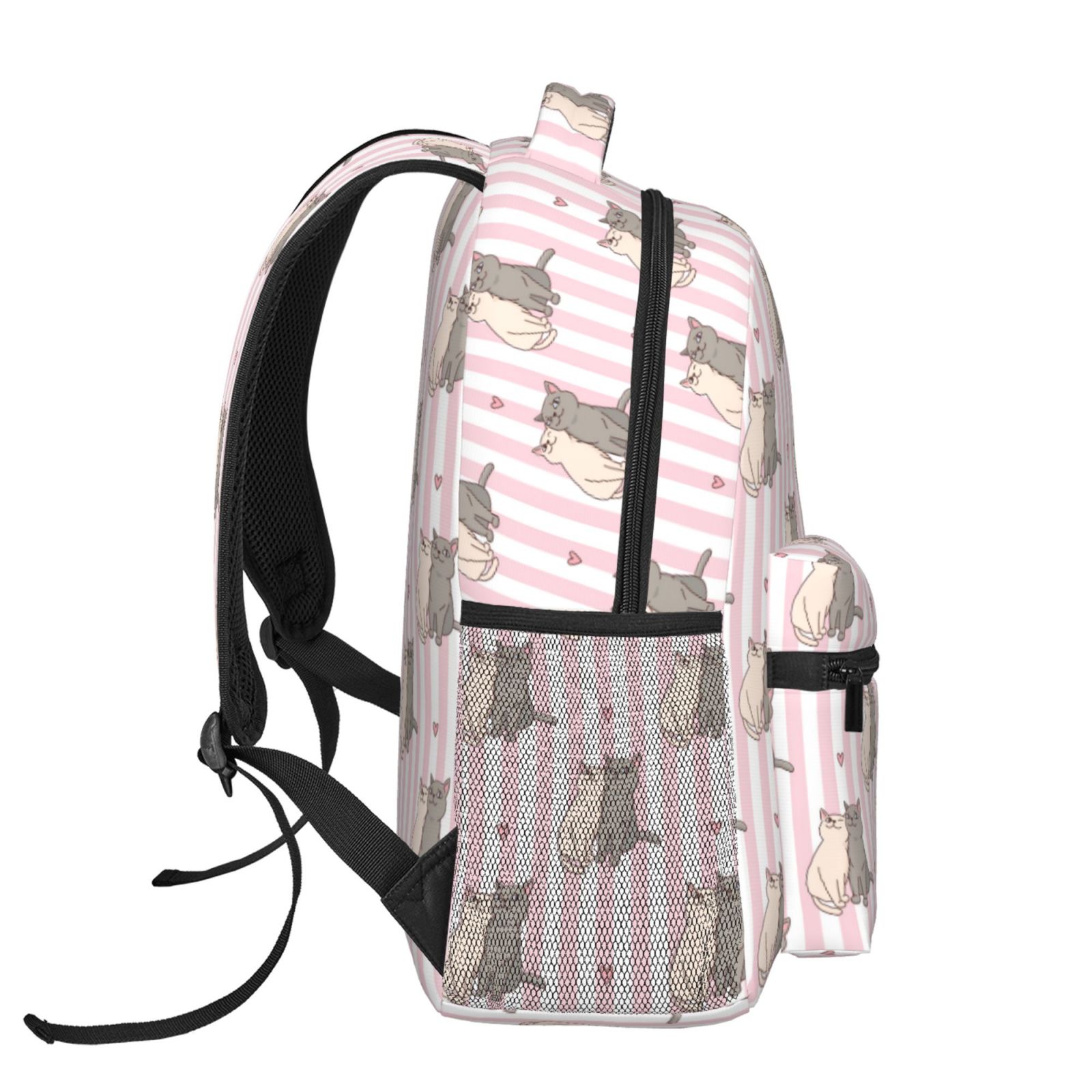 Xecao Heart Cat Backpack, a stylish and functional choice for both men and women, is the perfect basic bookbag for college, work, or travel