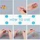 thumbnail image 4 of 320 Pcs 3 Sizes Transparent Frosted Glass Beads Tiny Crystal Glass Round Loose Spacer Beads for Beading Jewelry Making, 4 of 5