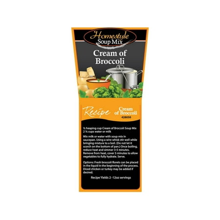 (Price/CS)Bulk Foods Homestyle Cream of Broccoli Soup 15lb,